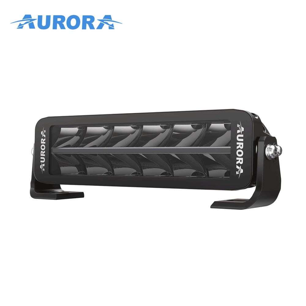Aurora 9 inch Dual Color Led Work Fog Light Bar Off road ATV Truck Led Light